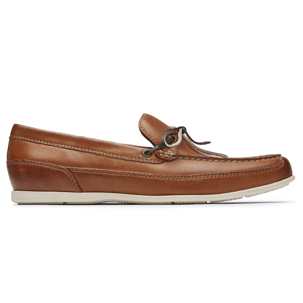 Rockport Loafers For Mens Brown - Malcom Tie - AT3158492